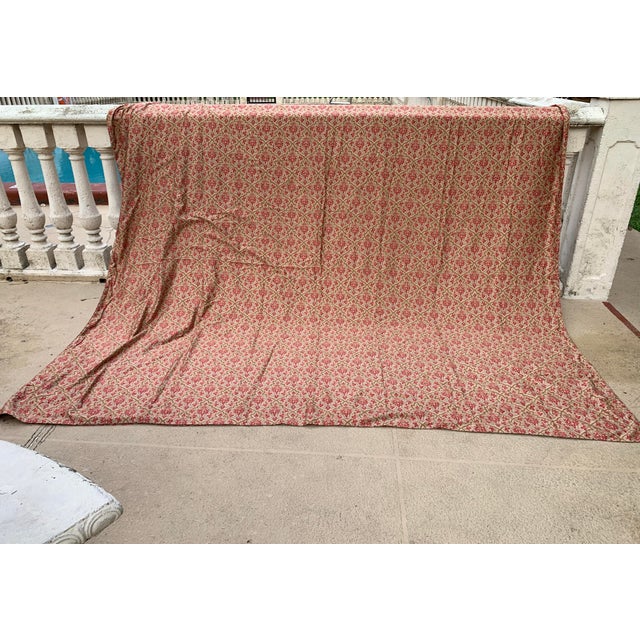 Vintage Ralph Lauren Langham Red Gold Paisley King Duvet Cover, 280 Thread Count For Sale - Image 11 of 12