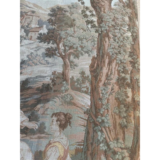 Textile French Aubusson Jacquard Tapestry, 1890s For Sale - Image 7 of 18