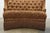 Vintage Marge Carson Curved Tufted Upholstered Dining Bench With Tassel Fringe For Sale - Image 13 of 13