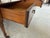 1960’s Vintage Weiman Heirloom Quality Mahogany & Tooled Leather Top Tiered End Tables on Casters – A Pair For Sale - Image 10 of 12
