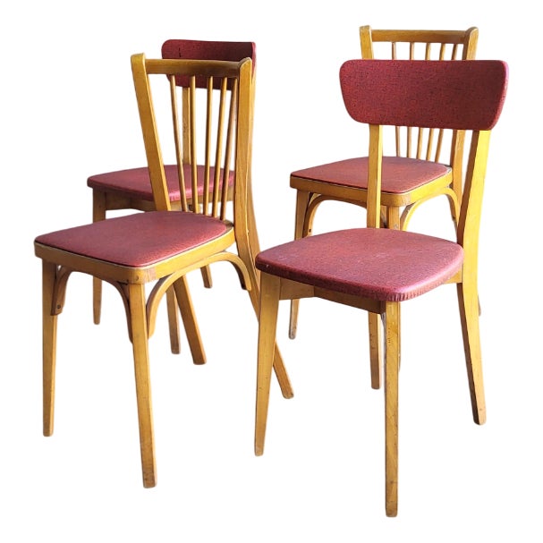 Chairs from Baumann, 1950s, Set of 4 For Sale