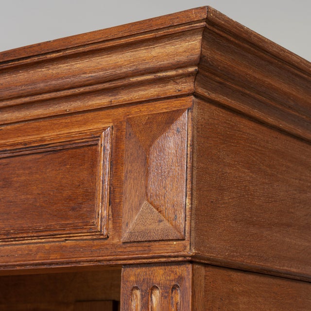 Oak Bookcase in Original Patina, Antique, France, Circa 1880 For Sale - Image 11 of 14