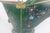 Green Antique Hand Painted Coal Scuttle Folk Art Fireplace Accent For Sale - Image 8 of 8