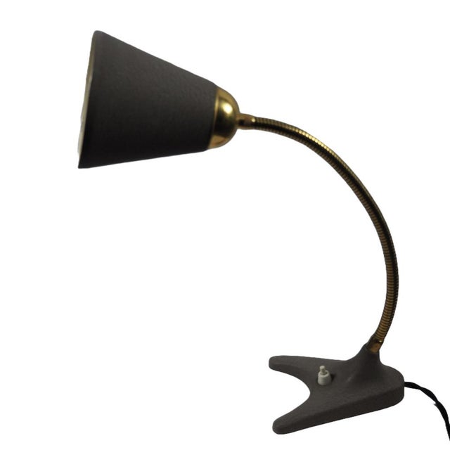 Elegant and highly characteristic swedish mid-century table lamp designed by eric wärnå and produced by ewå armaturfabrik...