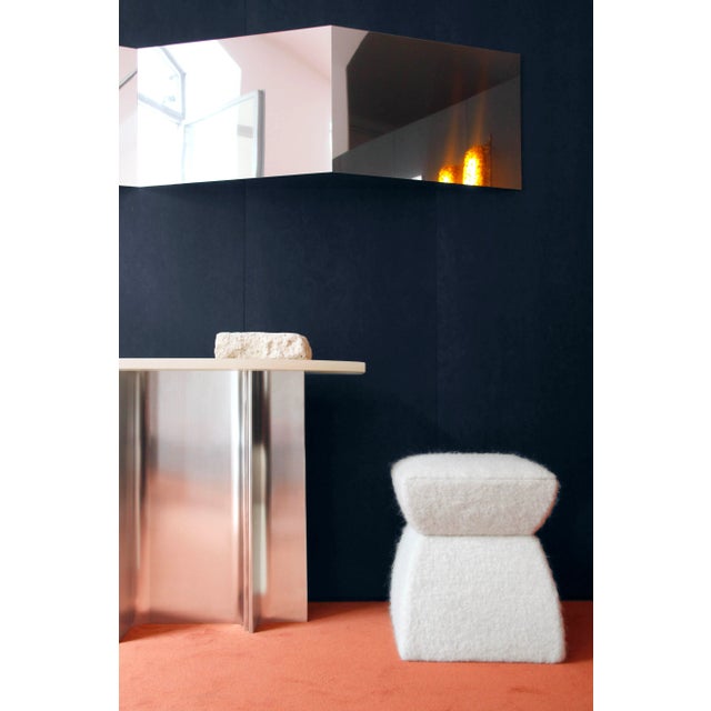 Metal Zigzag Aluminium Mirror by Daniel Nikolovski & Danu Chirinciuc for KABINET For Sale - Image 7 of 9