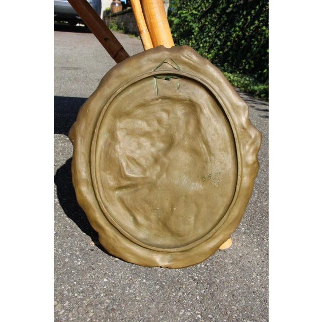 Ceramic Art Nouveau Bas Relief by Ernst Wahliss, Vienna, Austria, 1890s For Sale - Image 7 of 9