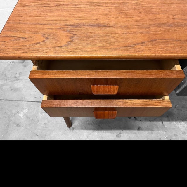 Small Freestanding Writing Desk in Teak, Denmark, 1960s For Sale - Image 14 of 17