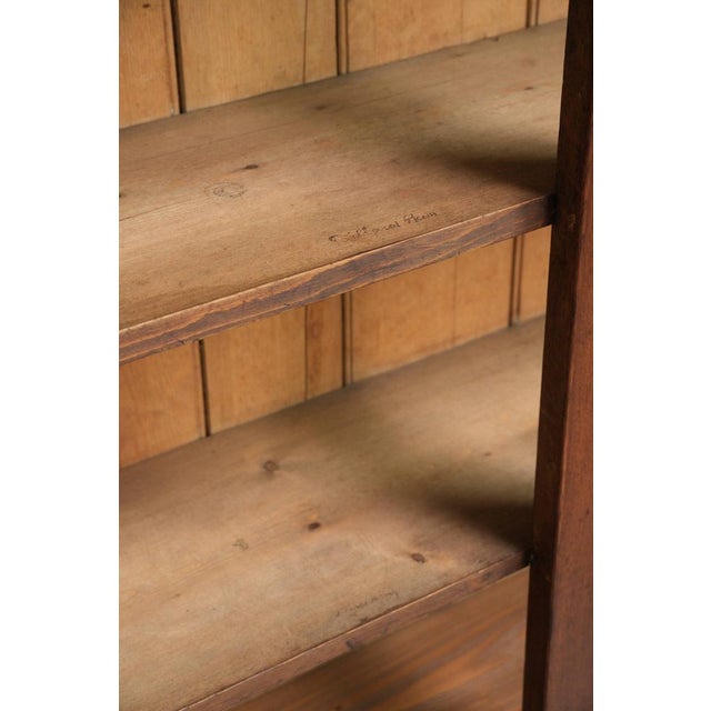 Antique Mid-19th Century English Oak Bookcase For Sale - Image 9 of 12