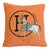 Art Deco French Parisian Hermès-Style Equestrian Feather/Down Pillow 18” Square For Sale - Image 3 of 8