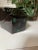 Black 1980s Postmodern Art Deco Style Black Gloss Tapered Square Vase For Sale - Image 8 of 8
