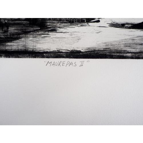 Modern Pierre Collin, Maurepas II, 1982, Engraving For Sale - Image 3 of 9
