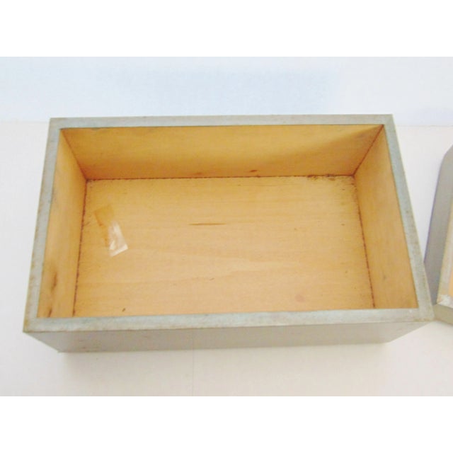 French Style Scenic Silver Gilt Dresser Box For Sale - Image 4 of 6