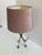 1960s French Empire Arrow Table Lamp With Velvet Shade For Sale In Los Angeles - Image 6 of 9