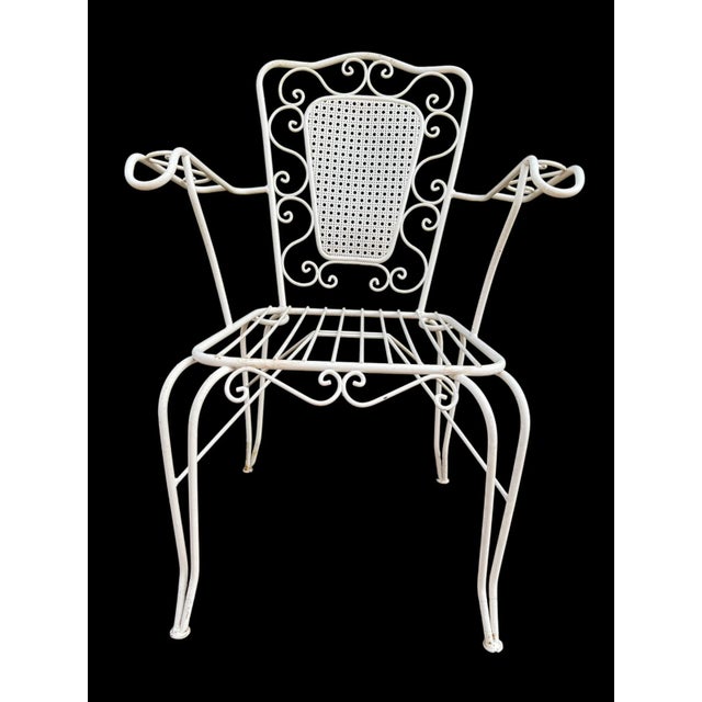 Provencal Wrought Iron Armchairs, 1960s, Set of 4 For Sale - Image 3 of 16