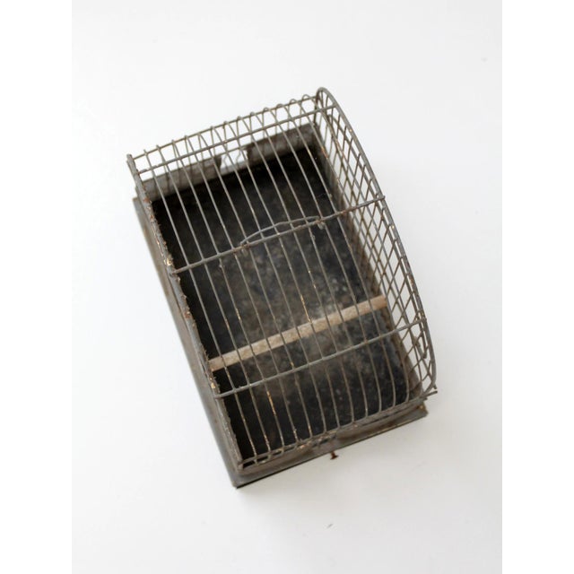 Gray Antique Crown Birdcage For Sale - Image 8 of 14