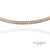 Gold 14k (585) Solid Rose Gold Flexible Natural Diamond Bangle Tennis Bracelet For Sale - Image 8 of 12