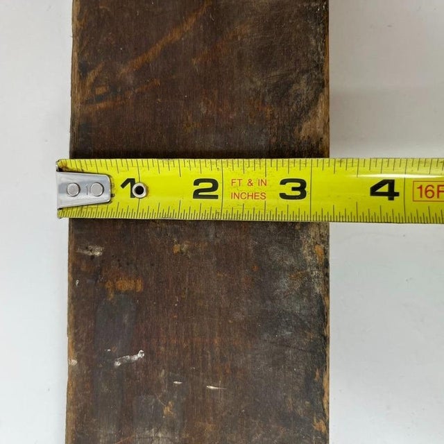 Early 19th Century Stanley Primitive Wooden Metal Ends Bubble Level For Sale - Image 11 of 13