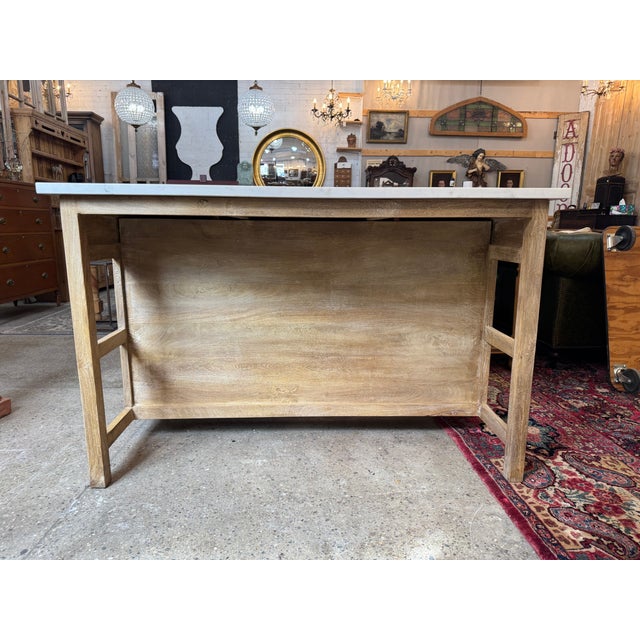 Wood Adoorne Large Kitchen Island For Sale - Image 7 of 9