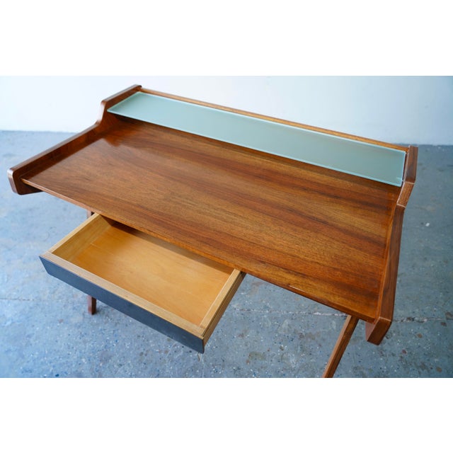 1950s 1950s Danish Writing Desk by Helmut Magg — Restored Design Classic For Sale - Image 5 of 10
