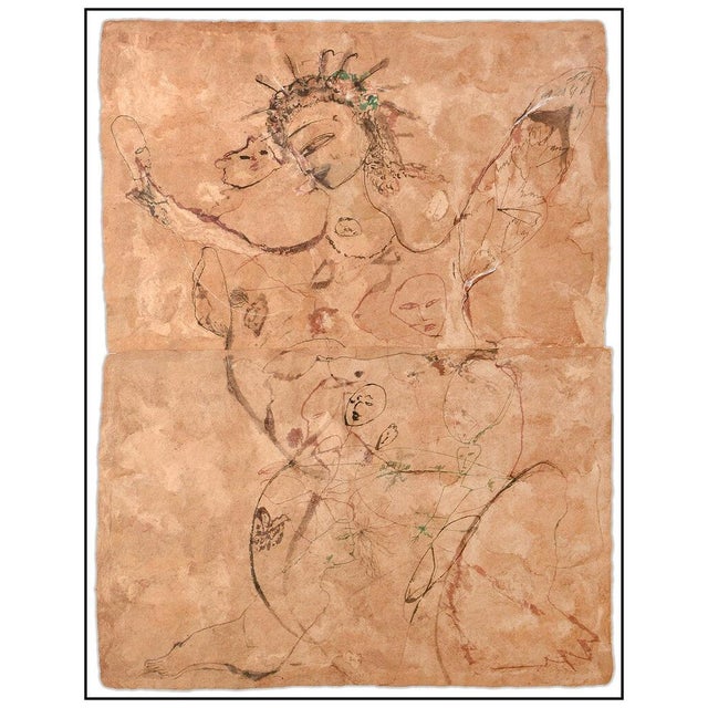 Expressionism Late 20th Century Emotions, Jamali For Sale - Image 3 of 5