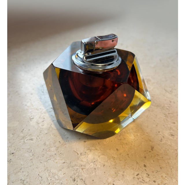 1960s Murano Submerged Glass Table Lighter from Seguso Vetri Darte, 1960s For Sale - Image 5 of 7