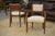 Bridge Chairs in Walnut and Ecru Boucle Fabric, 1930s, Set of 2 For Sale - Image 4 of 13