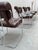 Tucroma Chairs in Brown Leather and Chrome by Guido Faleschini for I4 Mariani, Italy, 1970s, Set of 4 For Sale - Image 6 of 18