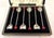 1920s 1920's Art Deco Silverplate Cocktail Muddling Spoons Made in England- Set of 6 in Box For Sale - Image 5 of 18