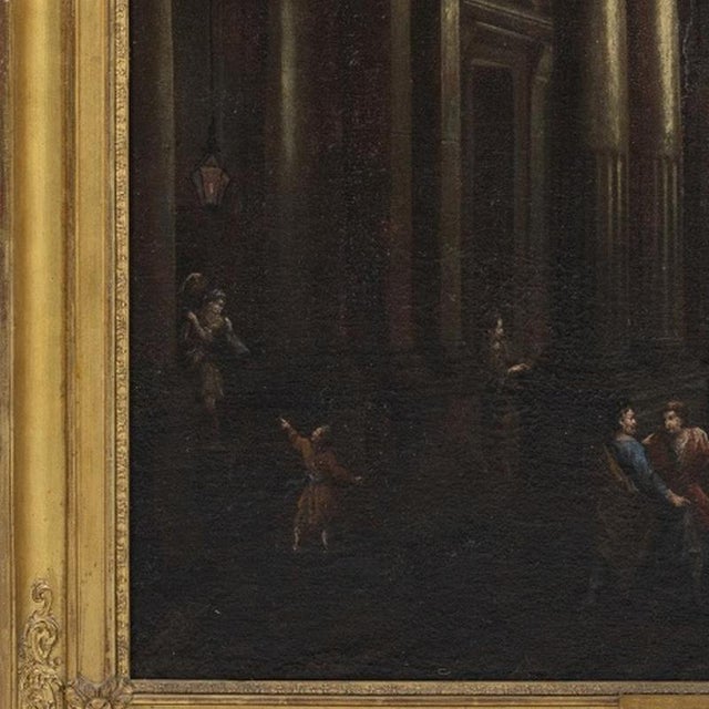 Italian School Artist, Christ in the Temple, 17th Century, Oil on Canvas For Sale - Image 3 of 6
