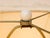 Mid 20th Century Vintage Textured Ceramic Table Lamp With Brown and White Stripes For Sale - Image 5 of 10