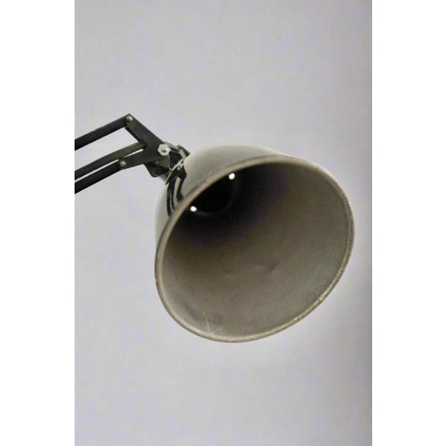 Metal Antique Anglepoise Original Industrial Task Desk Lamp by Herbert Terry For Sale - Image 7 of 10