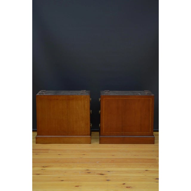 Mahogany Pedestal Desk from Maple & Co For Sale - Image 6 of 13