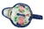 Vintage Nippon Style Cobalt Blue and Pink Chocolate Pot For Sale - Image 11 of 12