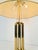Geometric Brass and Chrome Table Lamp by Willy Daro, France, 1970 For Sale - Image 13 of 14