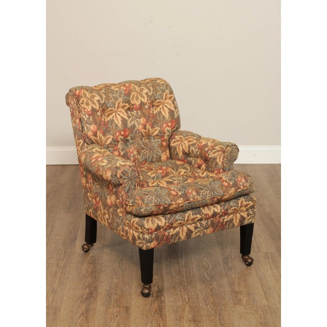 Traditional 1990s Cabot Wrenn Custom Upholstered Club Chairs - Set of 4 For Sale - Image 3 of 13