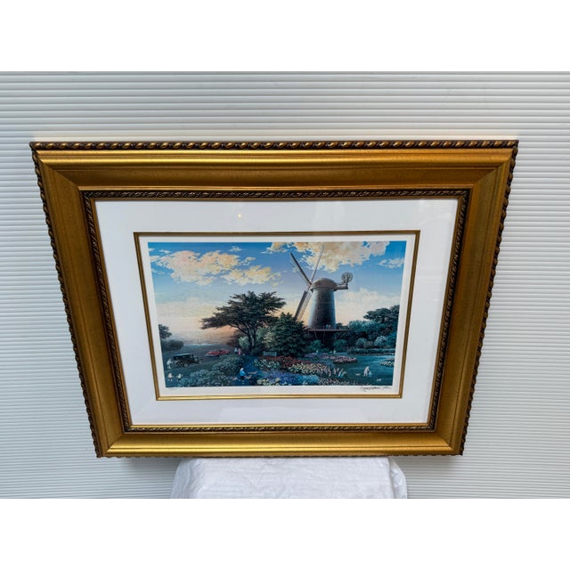 Design Plus Gallery presents an Original Painting of Windmill at Golden Gate Park by Alexander Chen. The artwork has a...