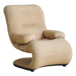 Italian ‘Girasole’ Lounge Chair by Citterio & Nava for 4P, 1970s For Sale