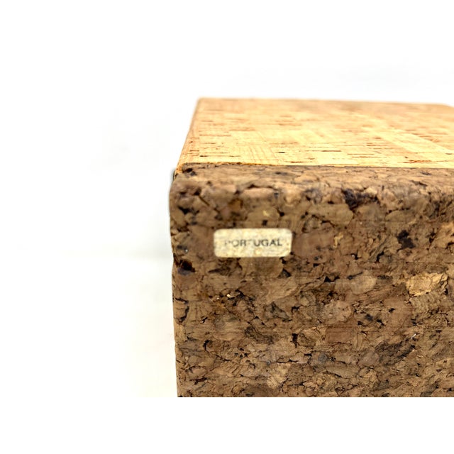 1970s Mid Century MOdern Two-Tone Cork Ice Bucket For Sale - Image 12 of 12