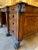 Hickory White Grand Mahogany Partners Desk With Tooled Leather Top For Sale - Image 9 of 12