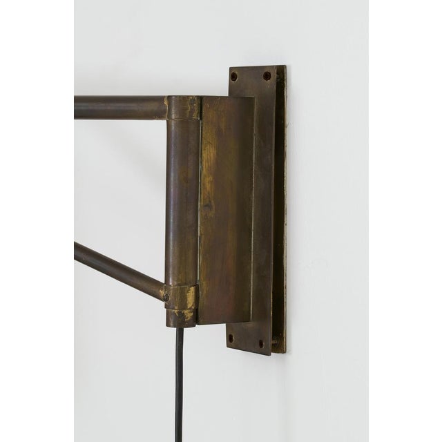 Art Deco Swing-Arm Wall Lamp, 1920s For Sale - Image 12 of 15