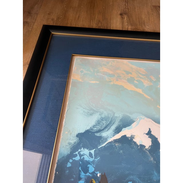 Earl Bliss "Rising to the Call of the Fog in the Morning" Serigraph 2/10 Signed For Sale In Boston - Image 6 of 11