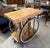 1960s Bill W. Sanders Butcher Block Bar Cart with Bicycle Wheels For Sale - Image 12 of 12