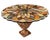 Stone Early 20th C. Italian Pietra Dura Geometric Flower Center Table W/ Marble Base For Sale - Image 7 of 10