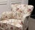 1940s Art Nouveau Swedish Grace Lounge Chairs in Floral Jacquard, 1940s, Set of 2 For Sale - Image 5 of 16