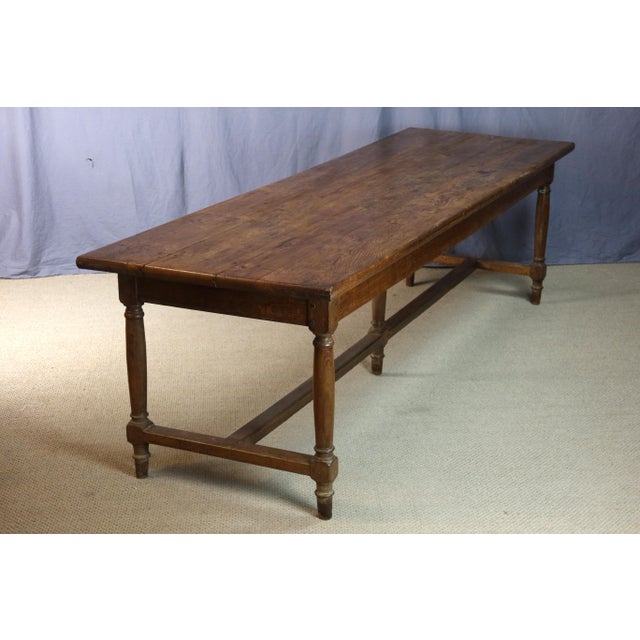 Antique Dining Table in Oak, 1890s For Sale - Image 3 of 12