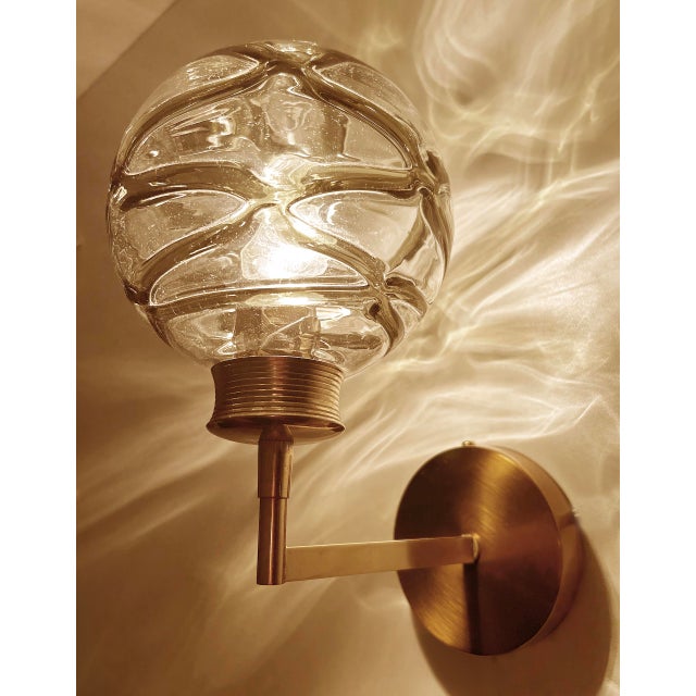 Mid-Century Modern Murano Glass Sconces from Doria Leuchten, 1970s, Set of 2 For Sale - Image 17 of 18