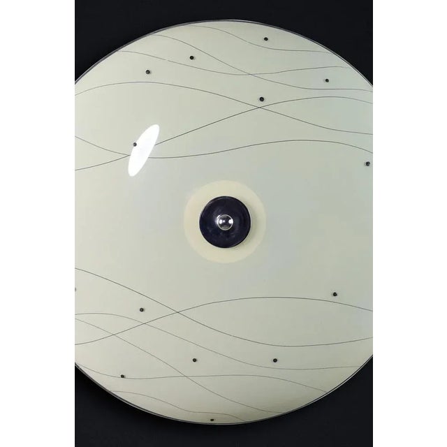 Mid-Century Brussels World Expo Wall Light in Glass, 1958 For Sale - Image 9 of 10