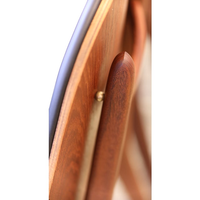 Model 75 Chairs in Teak and Black Leather by Arne Hovmand Olsen, 1960s, Set of 2 For Sale - Image 15 of 18