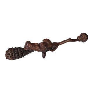Chinese Rootwood Fly Whisk, 19th Century For Sale