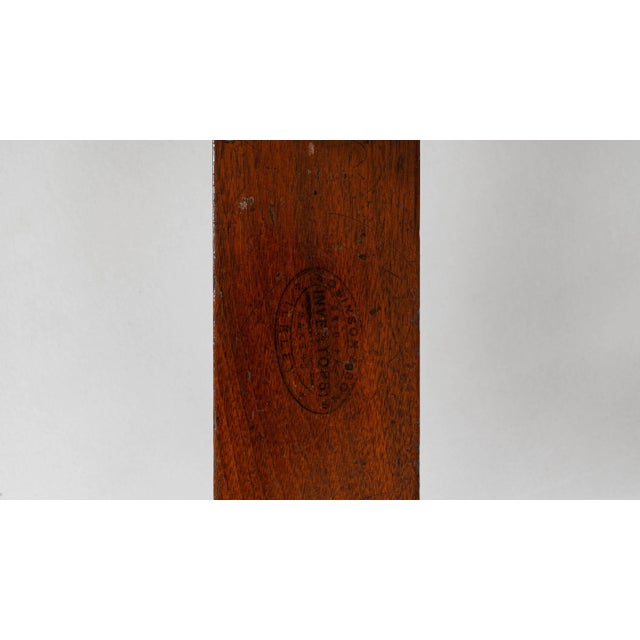 1900s English Victorian Mahogany Folding Daybed By Robinson & Sons For Sale - Image 14 of 18